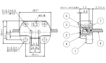 静岳　能面 各種ハロゲンソケット・ホルダー図面 | 株式会社新光電気